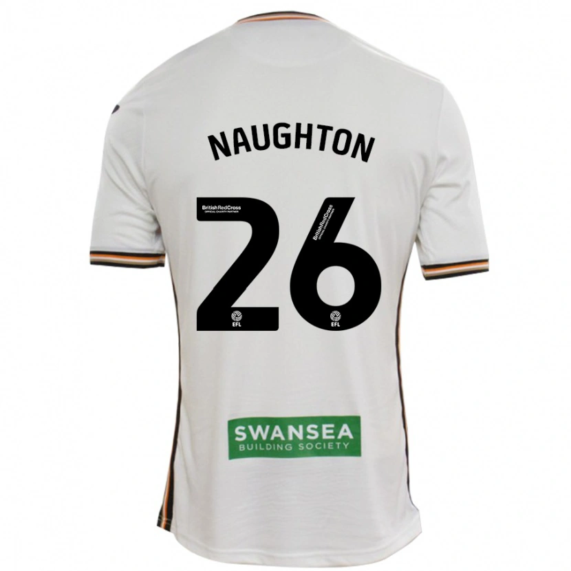 Danxen Kinder Kyle Naughton #26 Rot Weiß Heimtrikot Trikot 2024/25 T-Shirt Schweiz