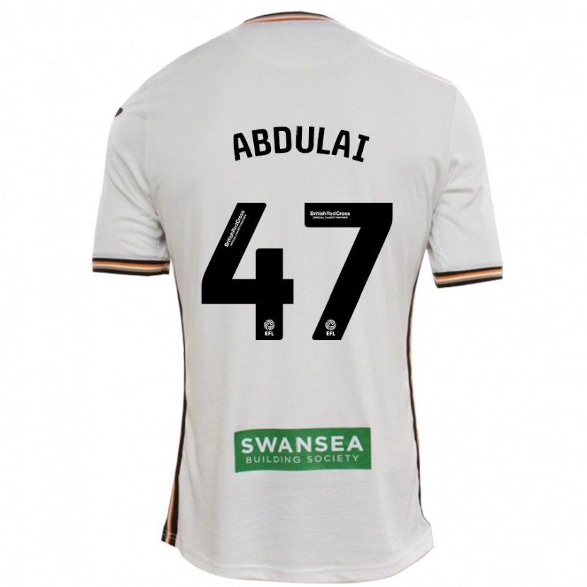 Danxen Kinder Azeem Abdulai #47 Rot Weiß Heimtrikot Trikot 2024/25 T-Shirt Schweiz