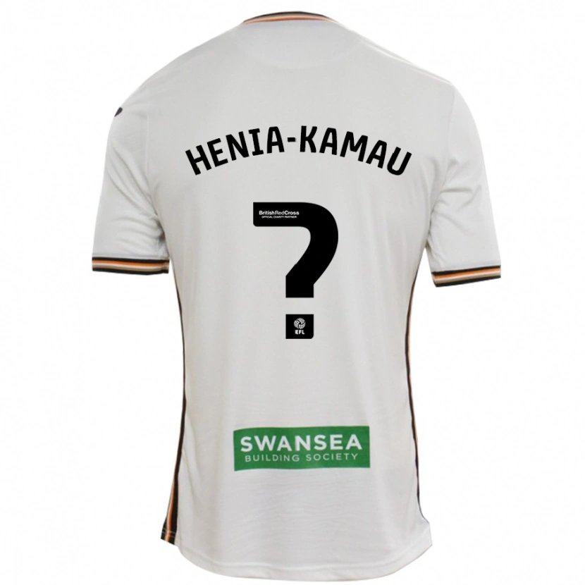 Danxen Kinder Sammy Henia-Kamau #0 Rot Weiß Heimtrikot Trikot 2024/25 T-Shirt Schweiz