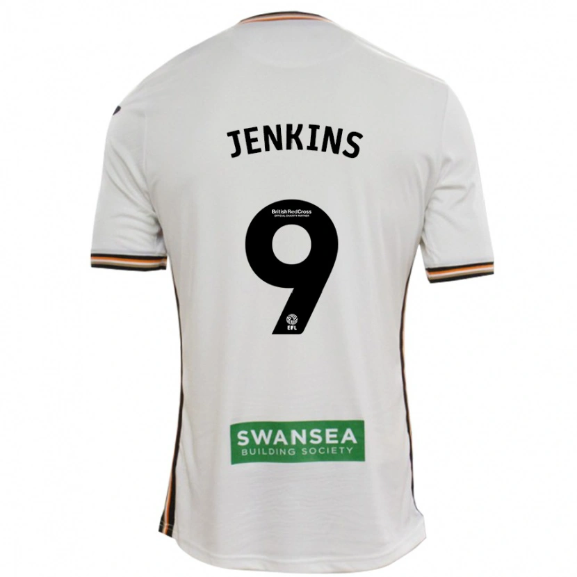 Danxen Kinder Nieve Jenkins #9 Rot Weiß Heimtrikot Trikot 2024/25 T-Shirt Schweiz