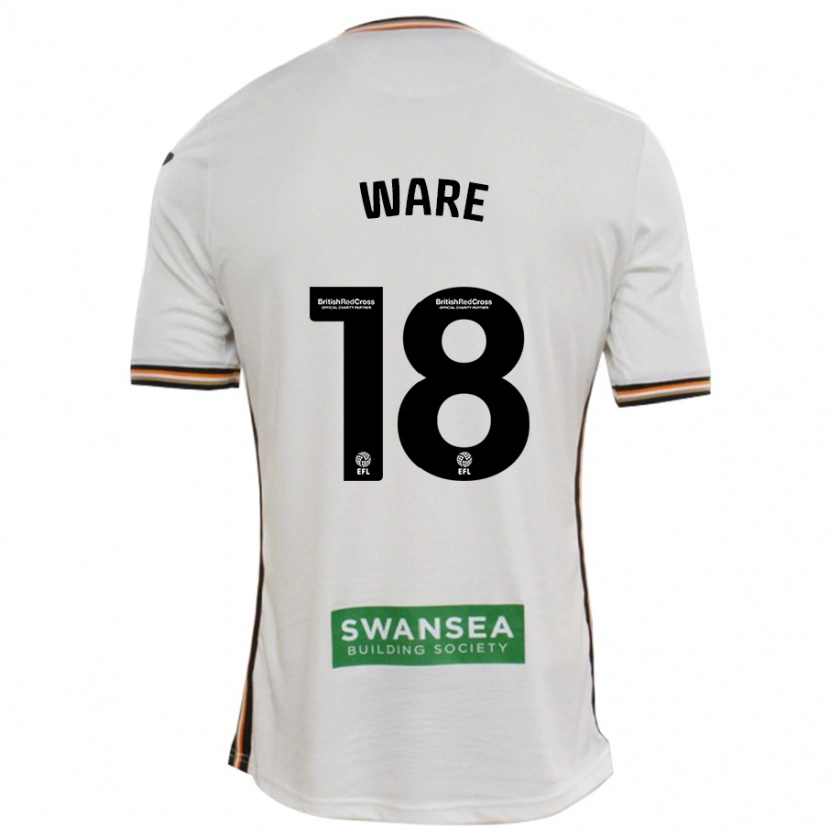 Danxen Kinder Phoebe Ware #18 Rot Weiß Heimtrikot Trikot 2024/25 T-Shirt Schweiz