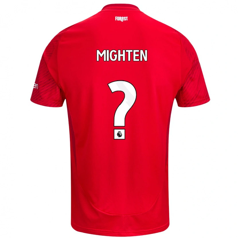 Danxen Kinder Alex Mighten #0 Rot Weiß Heimtrikot Trikot 2024/25 T-Shirt Schweiz