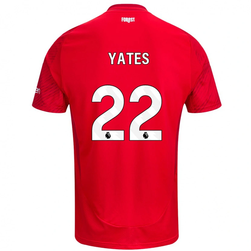 Danxen Kinder Ryan Yates #22 Rot Weiß Heimtrikot Trikot 2024/25 T-Shirt Schweiz