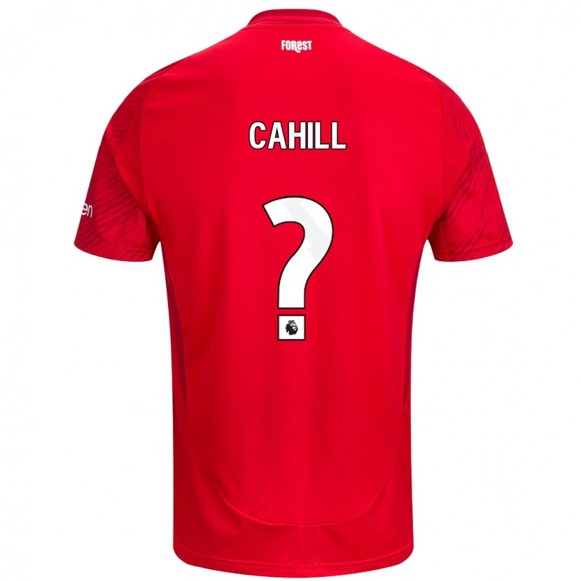 Danxen Kinder Shae Cahill #0 Rot Weiß Heimtrikot Trikot 2024/25 T-Shirt Schweiz