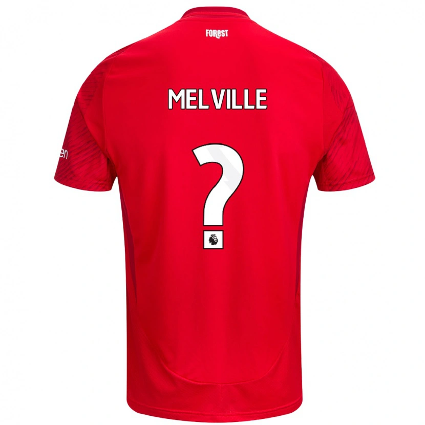 Danxen Kinder Logan Melville #0 Rot Weiß Heimtrikot Trikot 2024/25 T-Shirt Schweiz