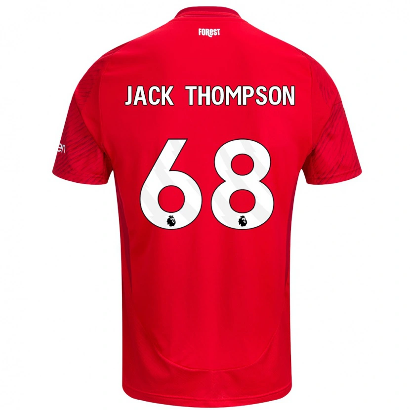 Danxen Kinder Jack Thompson #68 Rot Weiß Heimtrikot Trikot 2024/25 T-Shirt Schweiz