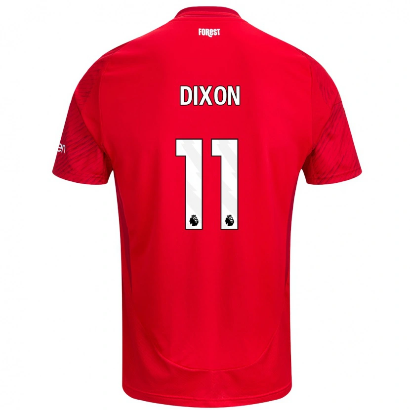 Danxen Kinder Chloe Dixon #11 Rot Weiß Heimtrikot Trikot 2024/25 T-Shirt Schweiz