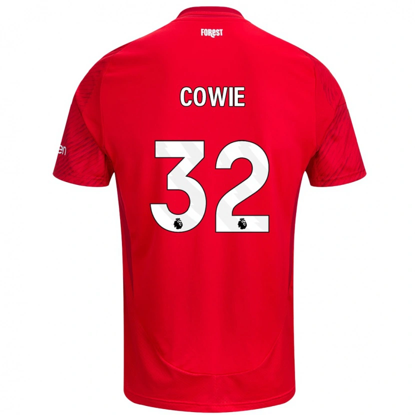 Danxen Kinder Abi Cowie #32 Rot Weiß Heimtrikot Trikot 2024/25 T-Shirt Schweiz