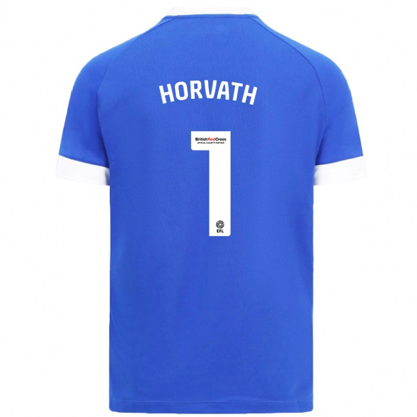 Danxen Kinder Ethan Horvath #1 Himmelblau Heimtrikot Trikot 2024/25 T-Shirt Schweiz