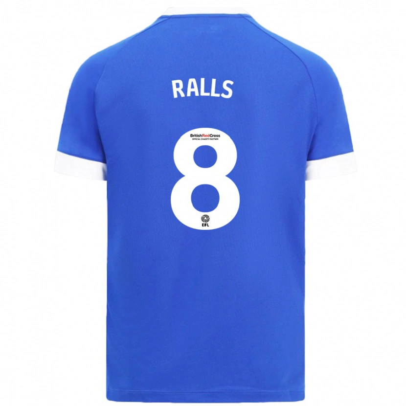 Danxen Kinder Joe Ralls #8 Himmelblau Heimtrikot Trikot 2024/25 T-Shirt Schweiz