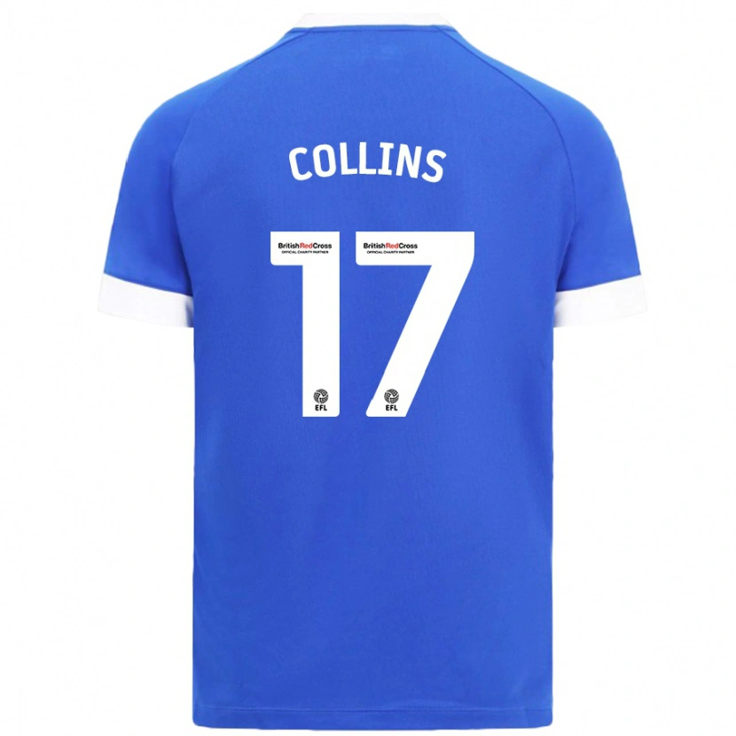 Danxen Kinder Jamilu Collins #17 Himmelblau Heimtrikot Trikot 2024/25 T-Shirt Schweiz