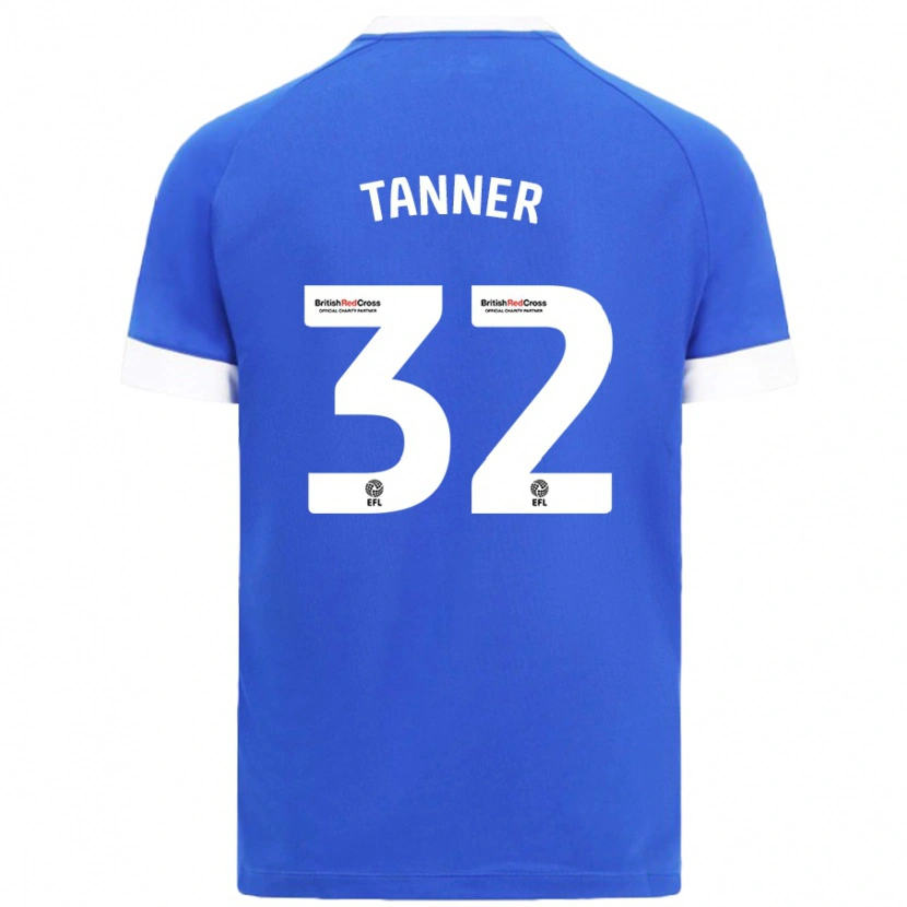 Danxen Kinder Ollie Tanner #32 Himmelblau Heimtrikot Trikot 2024/25 T-Shirt Schweiz