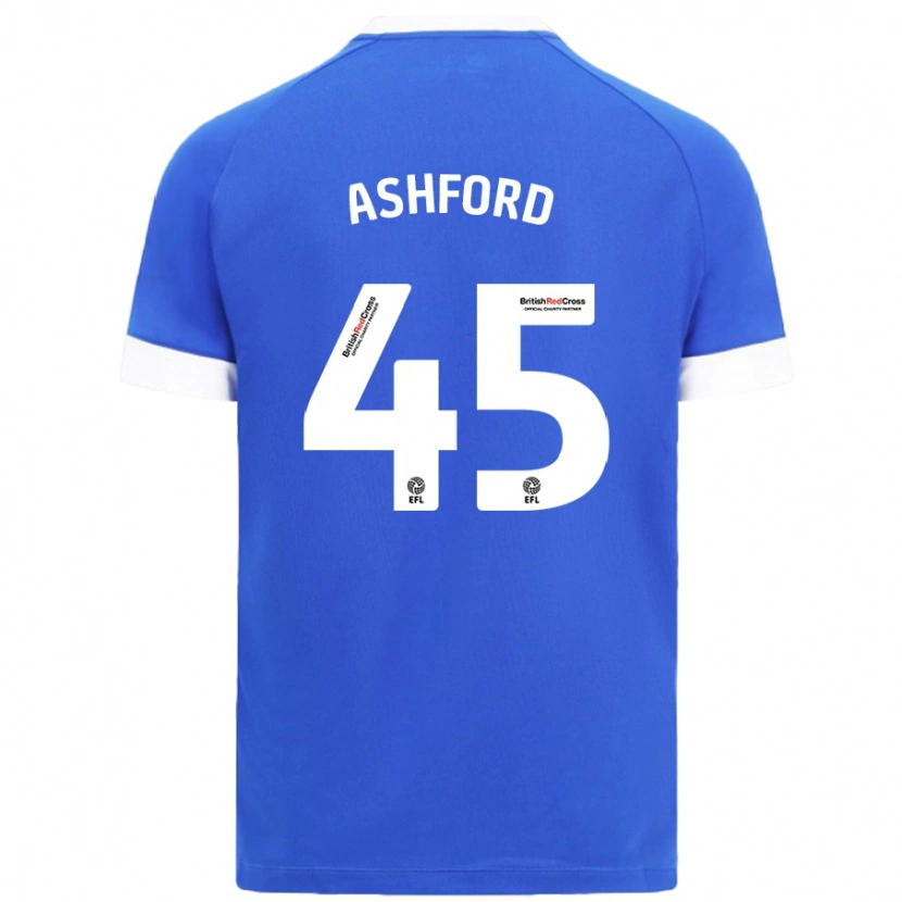 Danxen Kinder Cian Ashford #45 Himmelblau Heimtrikot Trikot 2024/25 T-Shirt Schweiz