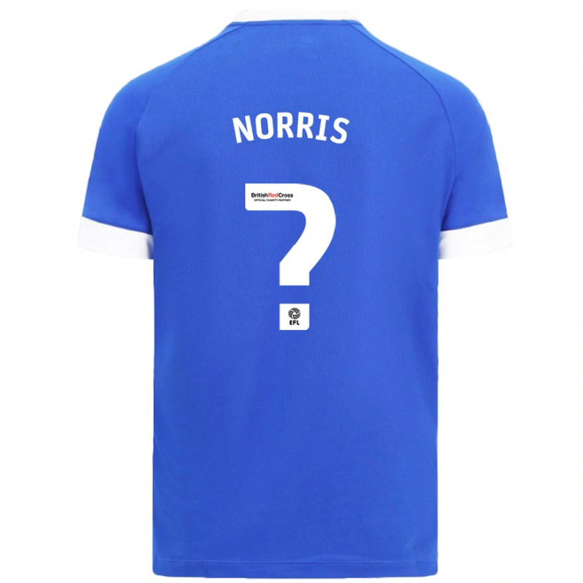 Danxen Kinder Jacob Norris #0 Himmelblau Heimtrikot Trikot 2024/25 T-Shirt Schweiz