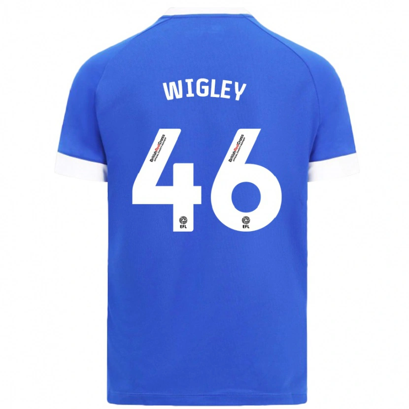 Danxen Kinder Morgan Wigley #46 Himmelblau Heimtrikot Trikot 2024/25 T-Shirt Schweiz