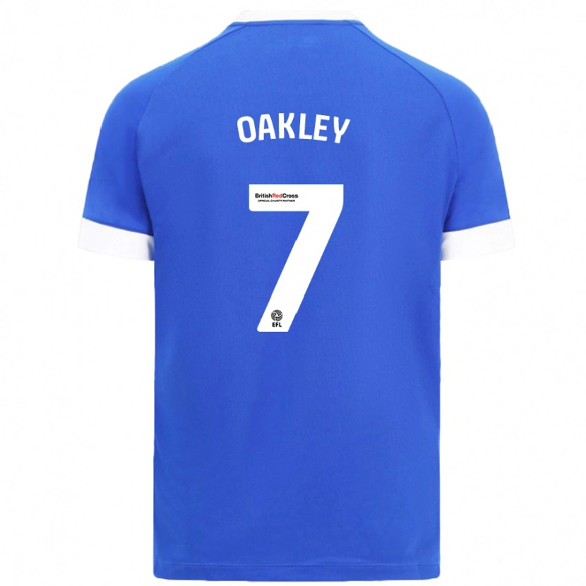 Danxen Kinder Rhianne Oakley #7 Himmelblau Heimtrikot Trikot 2024/25 T-Shirt Schweiz