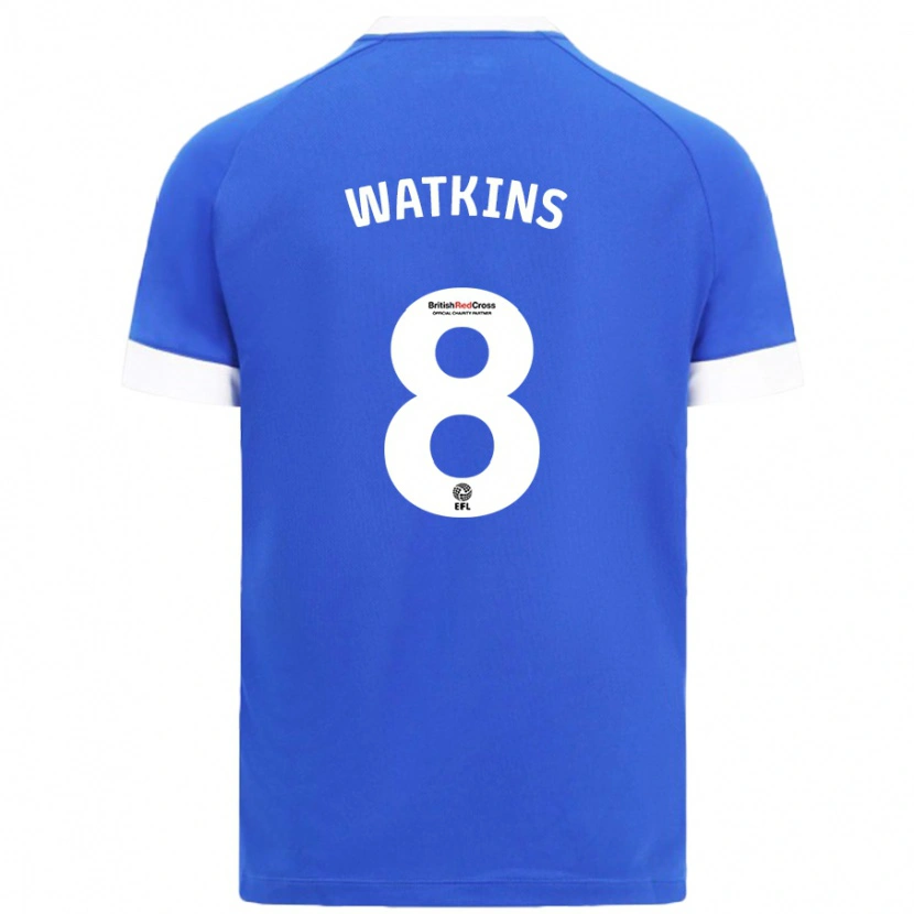 Danxen Kinder Seren Watkins #8 Himmelblau Heimtrikot Trikot 2024/25 T-Shirt Schweiz