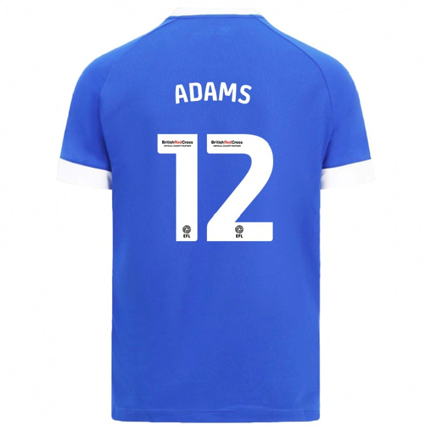 Danxen Kinder Kelly Adams #12 Himmelblau Heimtrikot Trikot 2024/25 T-Shirt Schweiz