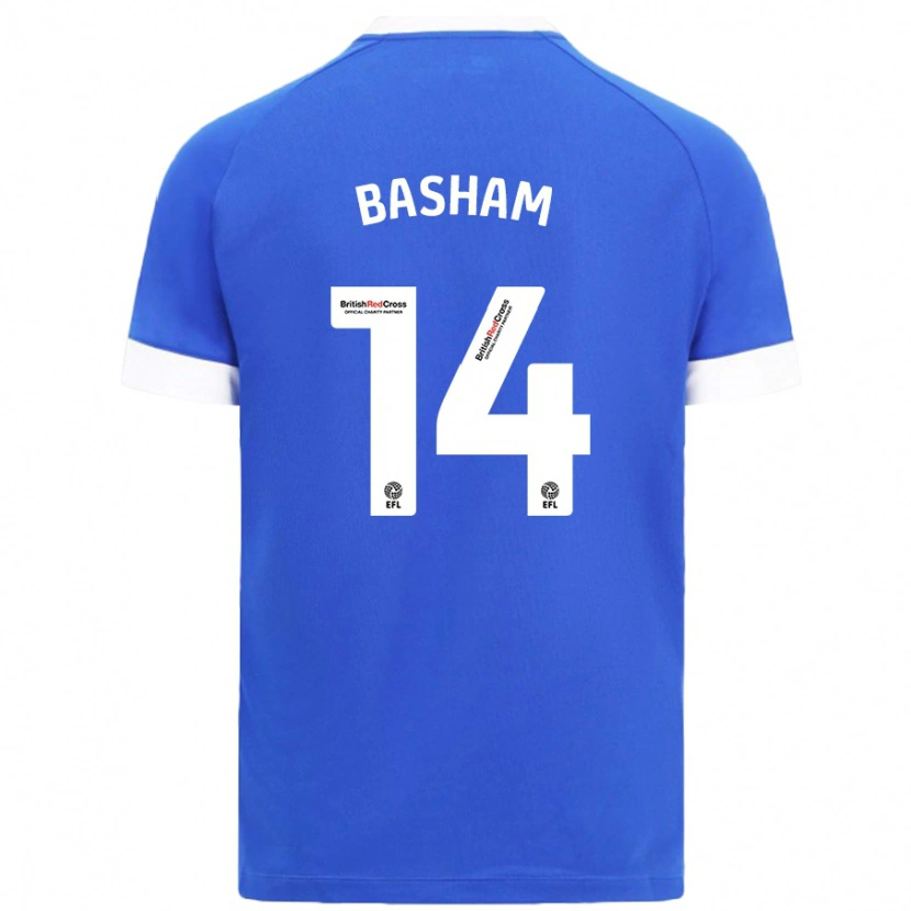 Danxen Kinder Olivia Basham #14 Himmelblau Heimtrikot Trikot 2024/25 T-Shirt Schweiz