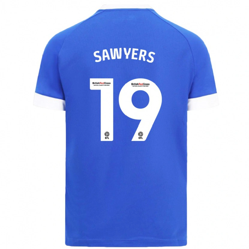 Danxen Kinder Romaine Sawyers #19 Himmelblau Heimtrikot Trikot 2024/25 T-Shirt Schweiz