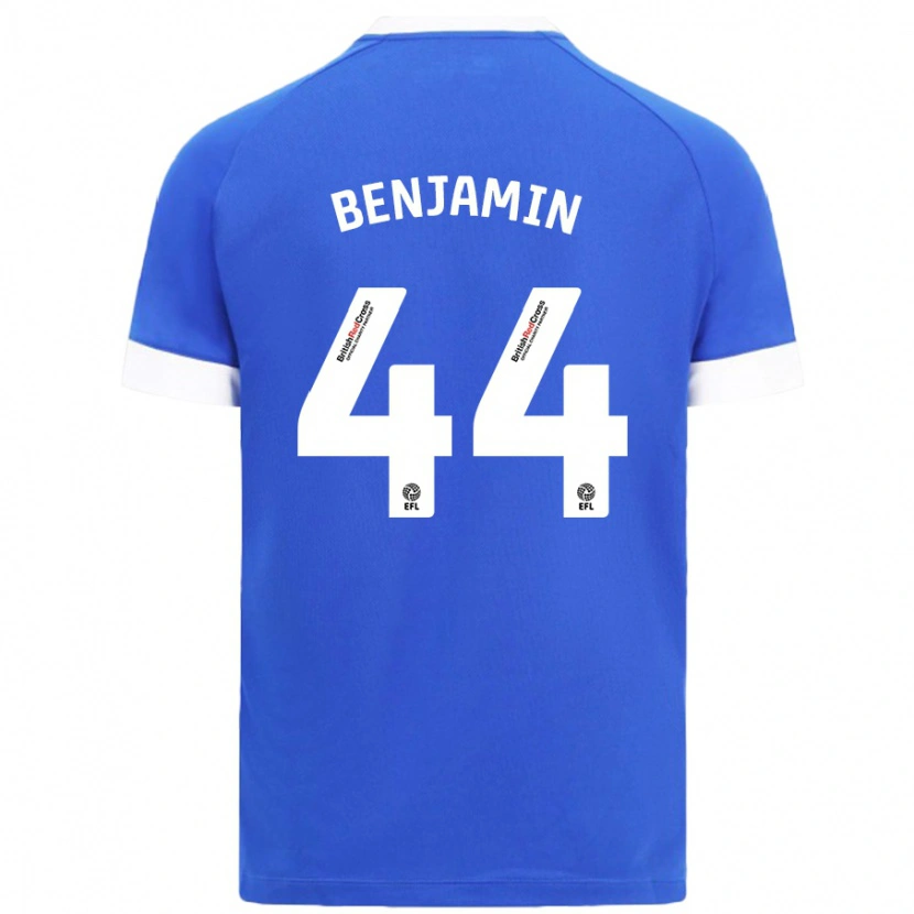 Danxen Kinder Xavier Benjamin #44 Himmelblau Heimtrikot Trikot 2024/25 T-Shirt Schweiz