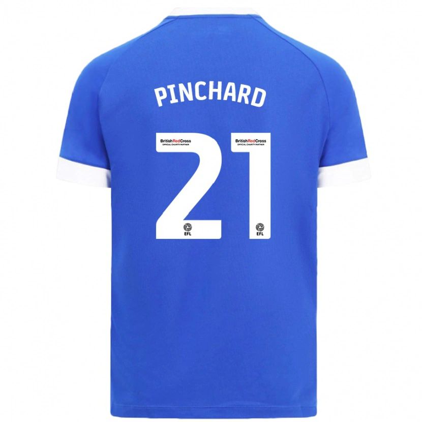 Danxen Kinder Cerys Pinchard #21 Himmelblau Heimtrikot Trikot 2024/25 T-Shirt Schweiz