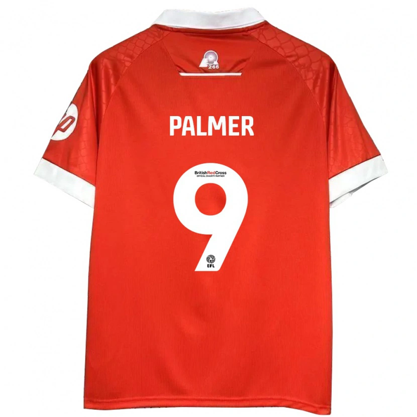 Danxen Kinder Ollie Palmer #9 Rot Weiß Heimtrikot Trikot 2024/25 T-Shirt Schweiz