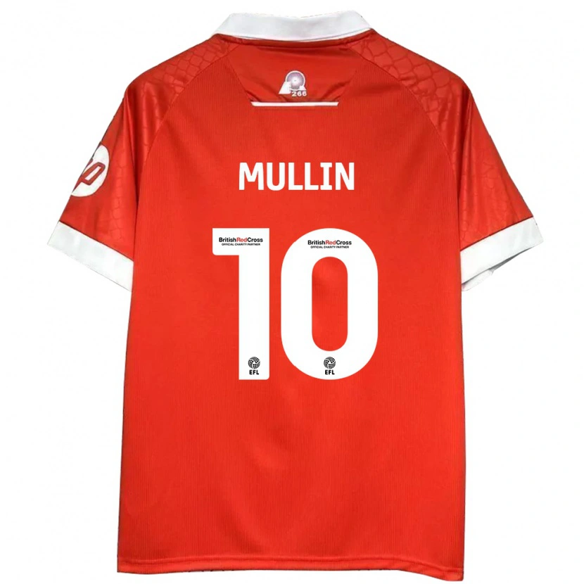 Danxen Kinder Paul Mullin #10 Rot Weiß Heimtrikot Trikot 2024/25 T-Shirt Schweiz