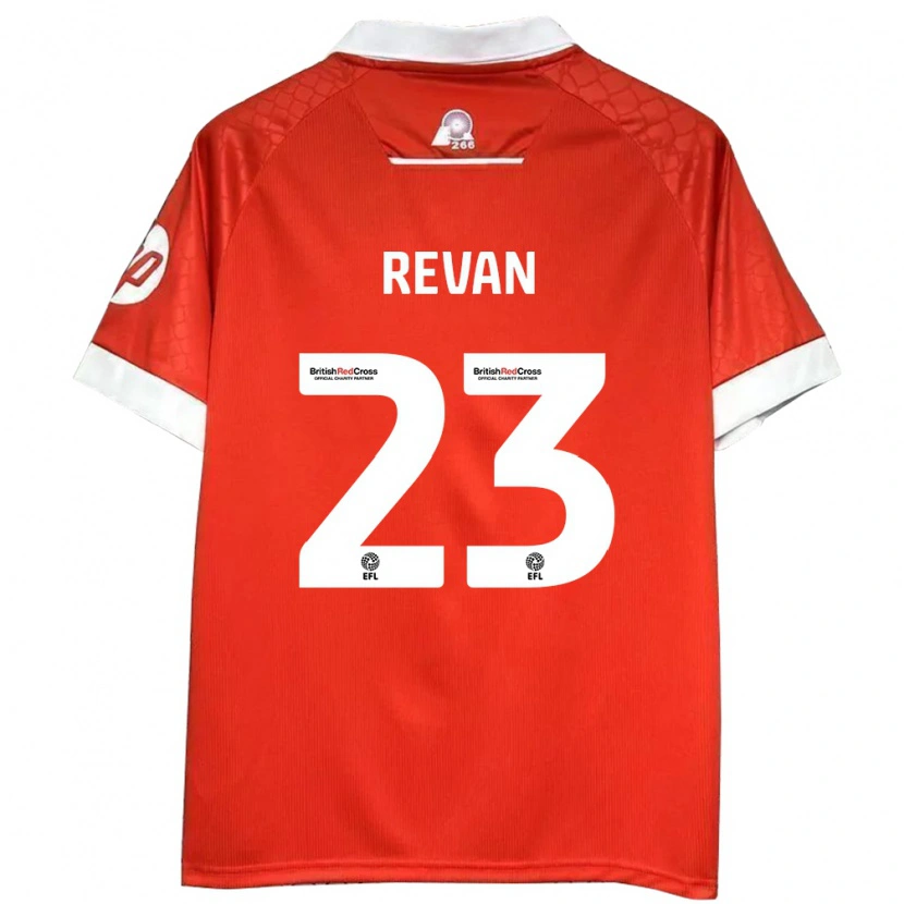 Danxen Kinder Sebastian Revan #23 Rot Weiß Heimtrikot Trikot 2024/25 T-Shirt Schweiz