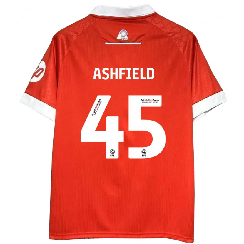 Danxen Kinder Harry Ashfield #45 Rot Weiß Heimtrikot Trikot 2024/25 T-Shirt Schweiz