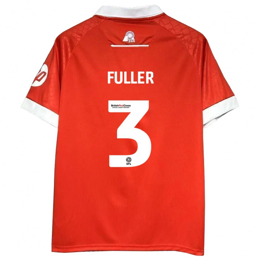 Danxen Kinder Olivia Fuller #3 Rot Weiß Heimtrikot Trikot 2024/25 T-Shirt Schweiz