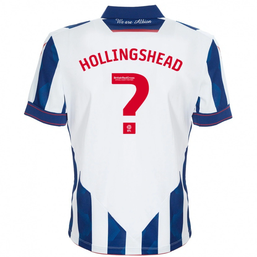 Danxen Kinder Ronnie Hollingshead #0 Weiß Dunkelblau Heimtrikot Trikot 2024/25 T-Shirt Schweiz