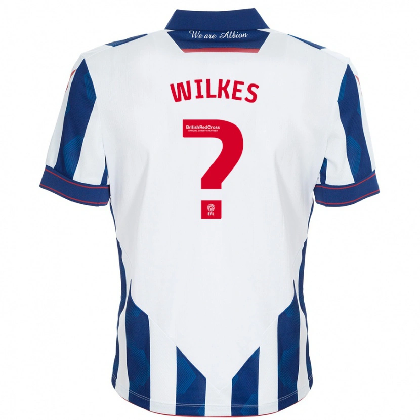 Danxen Kinder Liam Wilkes #0 Weiß Dunkelblau Heimtrikot Trikot 2024/25 T-Shirt Schweiz