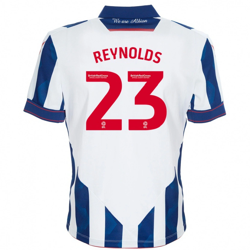 Danxen Kinder Taylor Reynolds #23 Weiß Dunkelblau Heimtrikot Trikot 2024/25 T-Shirt Schweiz