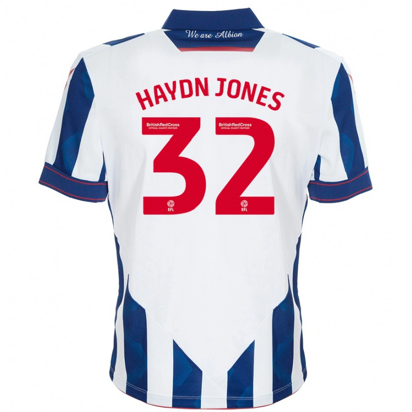 Danxen Kinder Mackenzie Haydn-Jones #32 Weiß Dunkelblau Heimtrikot Trikot 2024/25 T-Shirt Schweiz