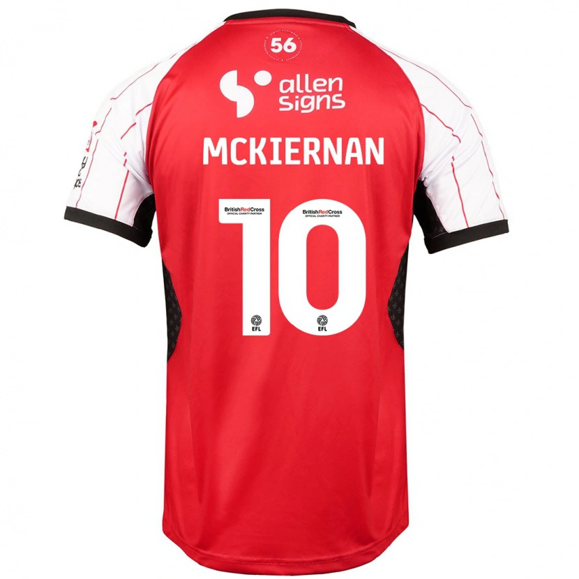 Danxen Kinder Jj Mckiernan #10 Weiß Heimtrikot Trikot 2024/25 T-Shirt Schweiz