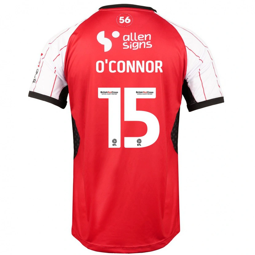 Danxen Kinder Paudie O'connor #15 Weiß Heimtrikot Trikot 2024/25 T-Shirt Schweiz