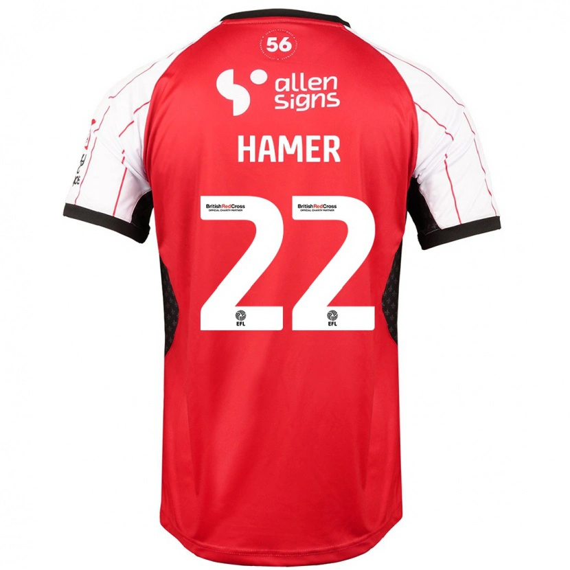 Danxen Kinder Tom Hamer #22 Weiß Heimtrikot Trikot 2024/25 T-Shirt Schweiz