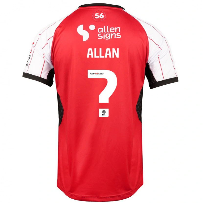 Danxen Kinder Isaac Allan #0 Weiß Heimtrikot Trikot 2024/25 T-Shirt Schweiz