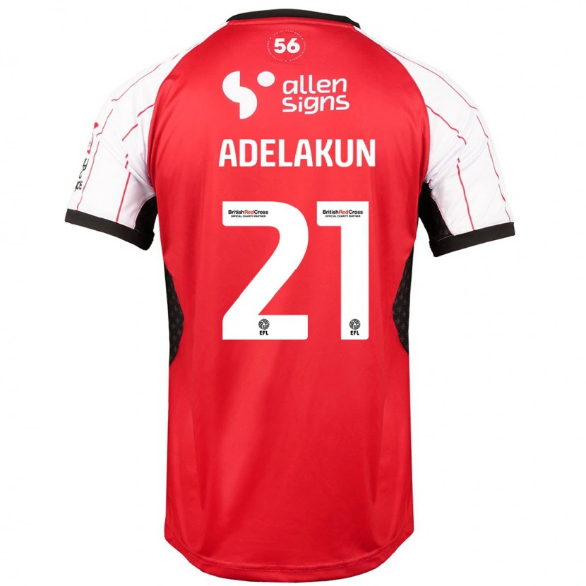 Danxen Kinder Hakeeb Adelakun #21 Weiß Heimtrikot Trikot 2024/25 T-Shirt Schweiz