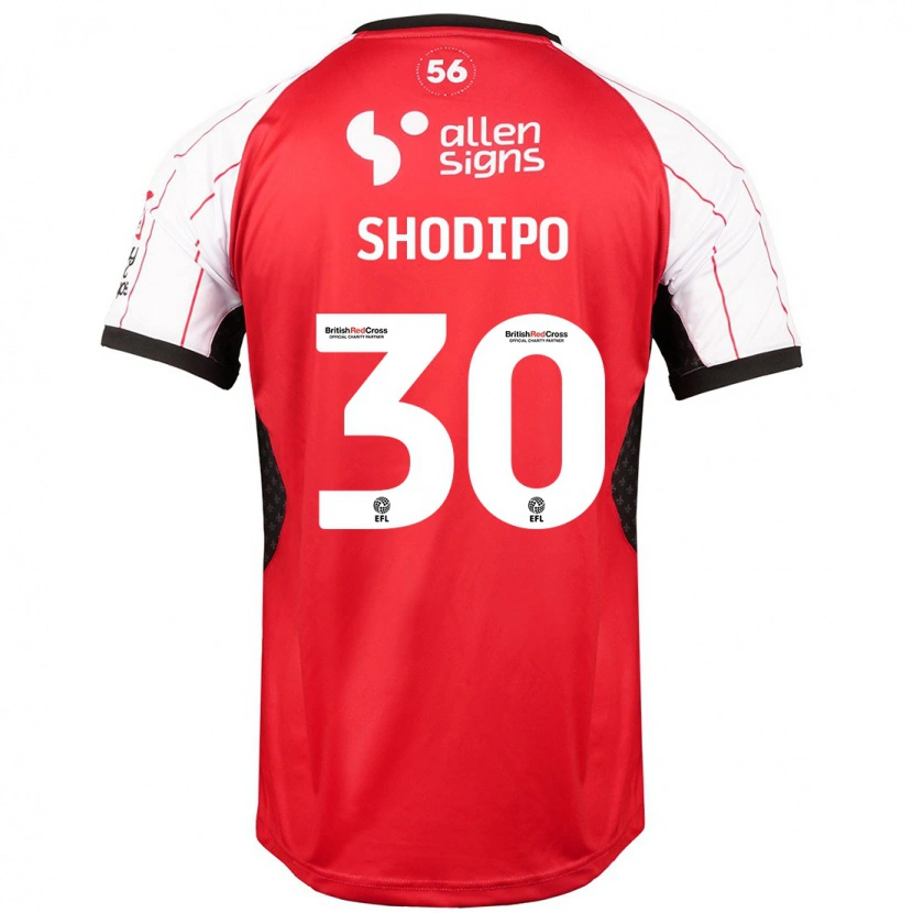 Danxen Kinder Olamide Shodipo #30 Weiß Heimtrikot Trikot 2024/25 T-Shirt Schweiz