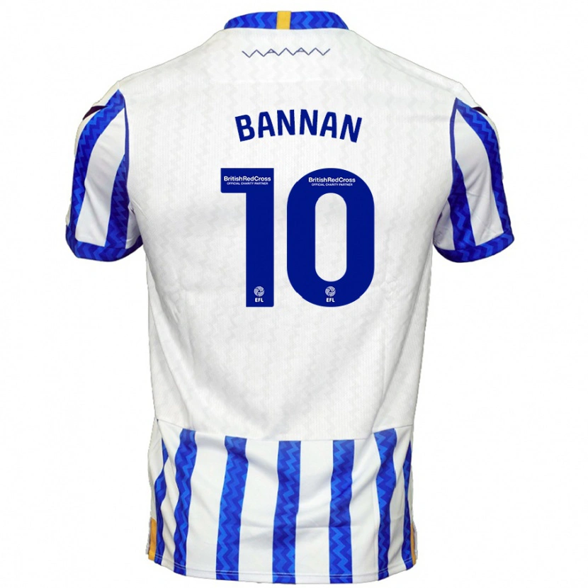 Danxen Kinder Barry Bannan #10 Blau Weiß Heimtrikot Trikot 2024/25 T-Shirt Schweiz