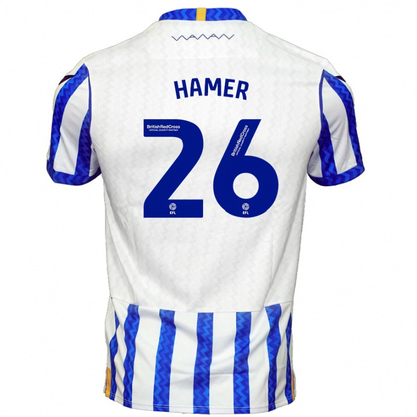 Danxen Kinder Ben Hamer #26 Blau Weiß Heimtrikot Trikot 2024/25 T-Shirt Schweiz