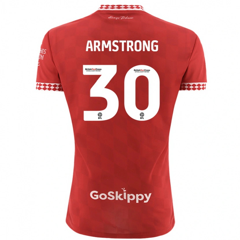 Danxen Kinder Sinclair Armstrong #30 Rot Heimtrikot Trikot 2024/25 T-Shirt Schweiz