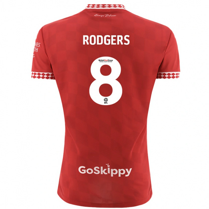 Danxen Kinder Amy Rodgers #8 Rot Heimtrikot Trikot 2024/25 T-Shirt Schweiz