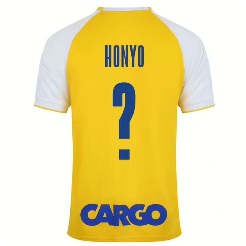 Danxen Kinder Yoav Honyo #0 Gelb Weiß Heimtrikot Trikot 2024/25 T-Shirt Schweiz