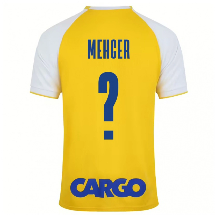 Danxen Kinder Itay Mehger #0 Gelb Weiß Heimtrikot Trikot 2024/25 T-Shirt Schweiz