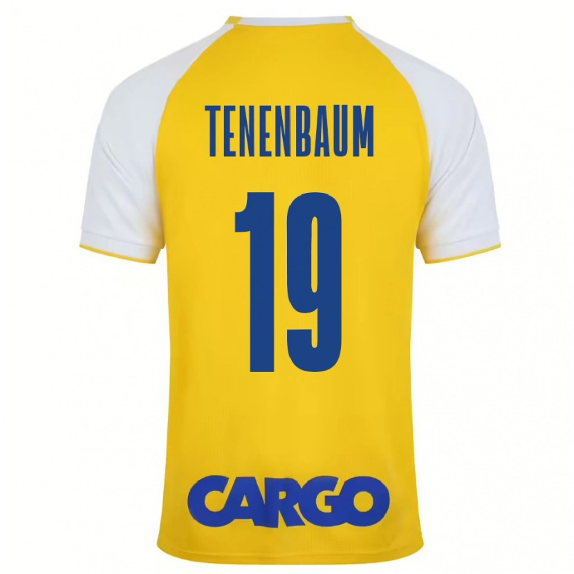 Danxen Kinder Daniel Tenenbaum #19 Gelb Weiß Heimtrikot Trikot 2024/25 T-Shirt Schweiz