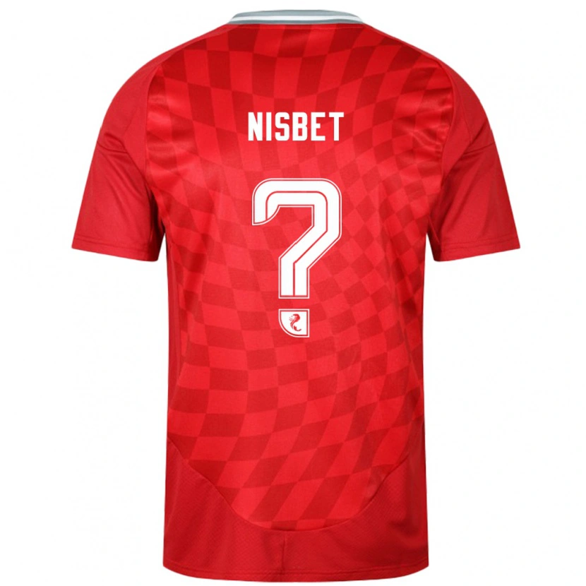 Danxen Kinder Kevin Nisbet #0 Rot Heimtrikot Trikot 2024/25 T-Shirt Schweiz