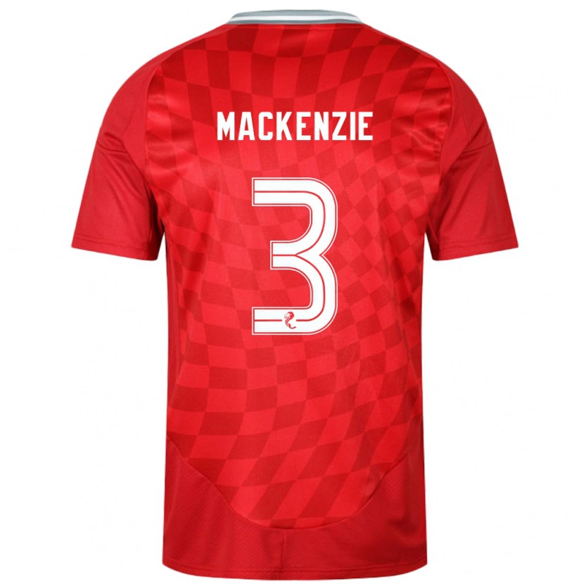 Danxen Kinder Jack Mackenzie #3 Rot Heimtrikot Trikot 2024/25 T-Shirt Schweiz